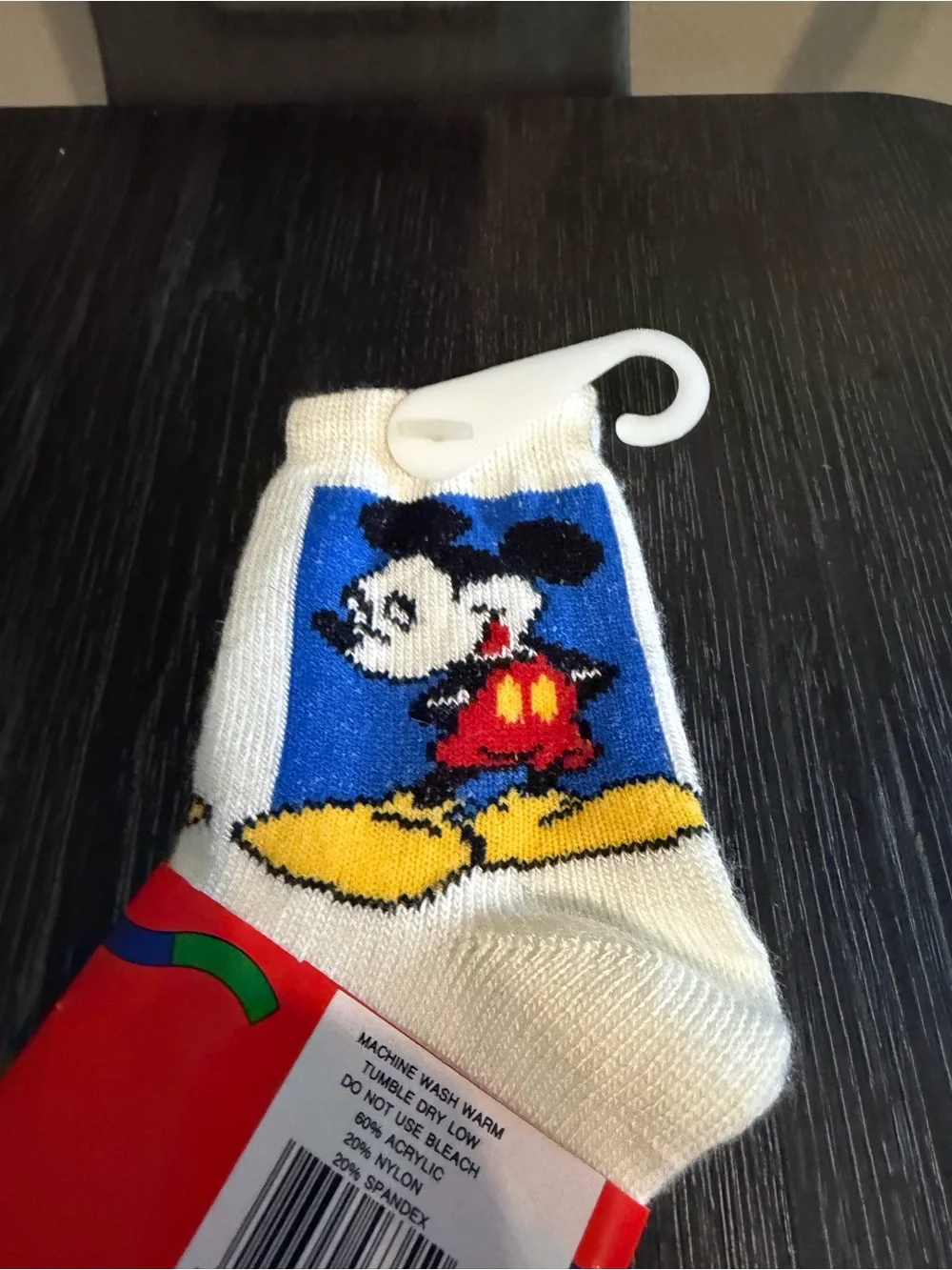 Vintage Disney Mickey Mouse Kids Socks NOS Mickey's Stuff For Kids
